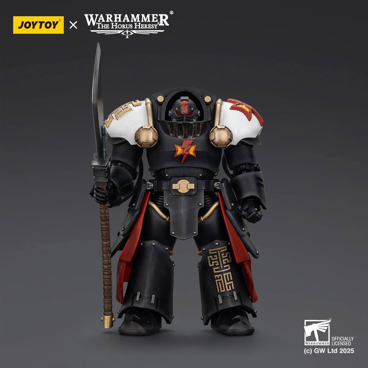 Joy Toy Warhammer The Horus Heresy White Scars Ebon Keshig Terminator 2 with Power Glaive 1:18 Scale Action Figure