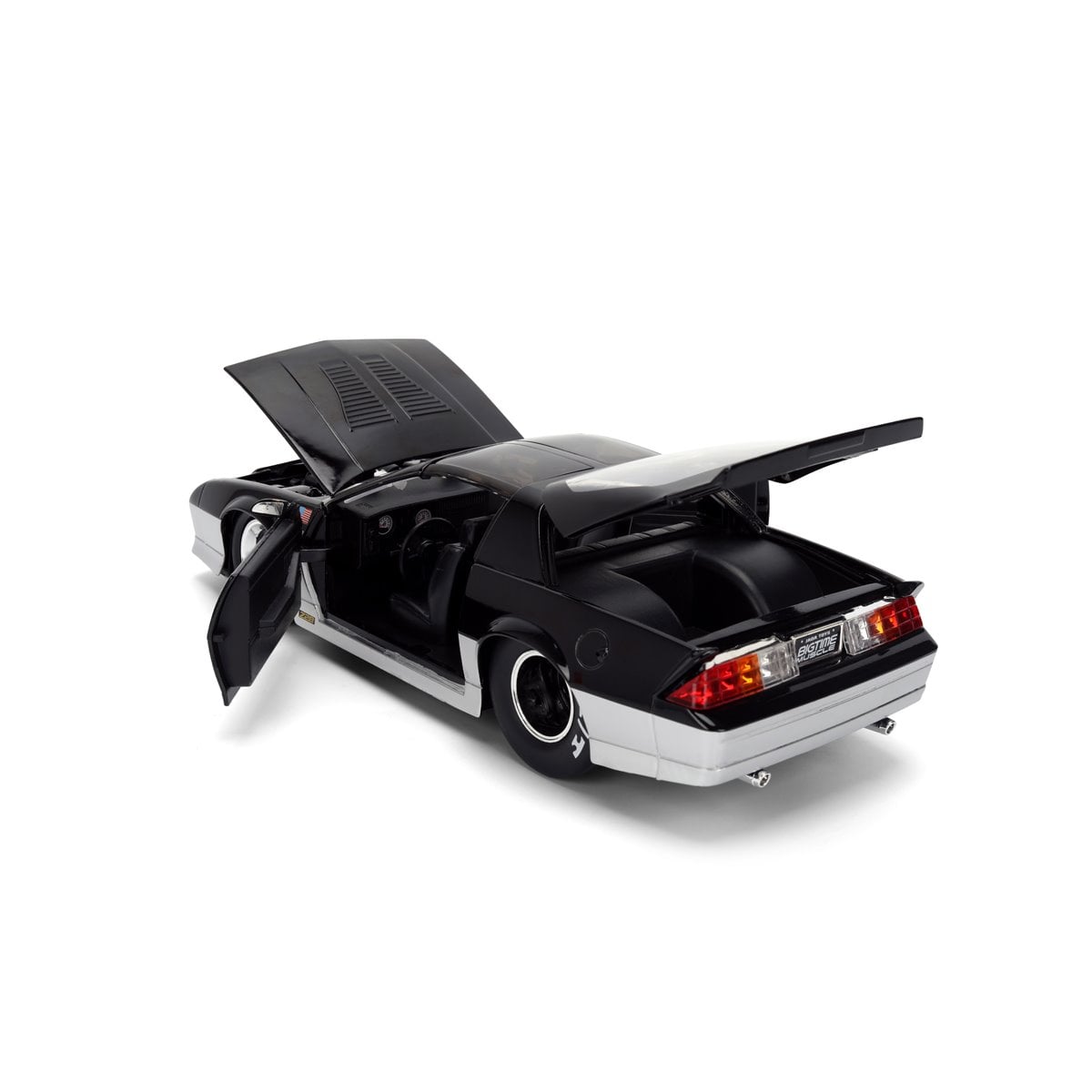 Bigtime Muscle 1985 Chevrolet Camaro Mickey Thompson 1:24 Scale Die-Cast Metal Vehicle
