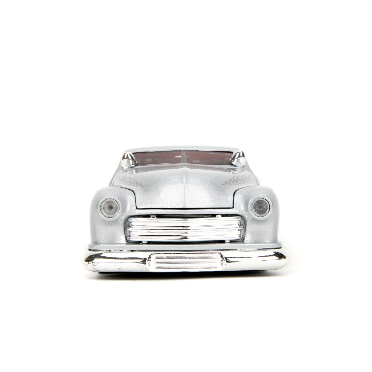 Bigtime Muscle 1951 Mercury Silver and Red 1:24 Scale Die-Cast Metal Vehicle