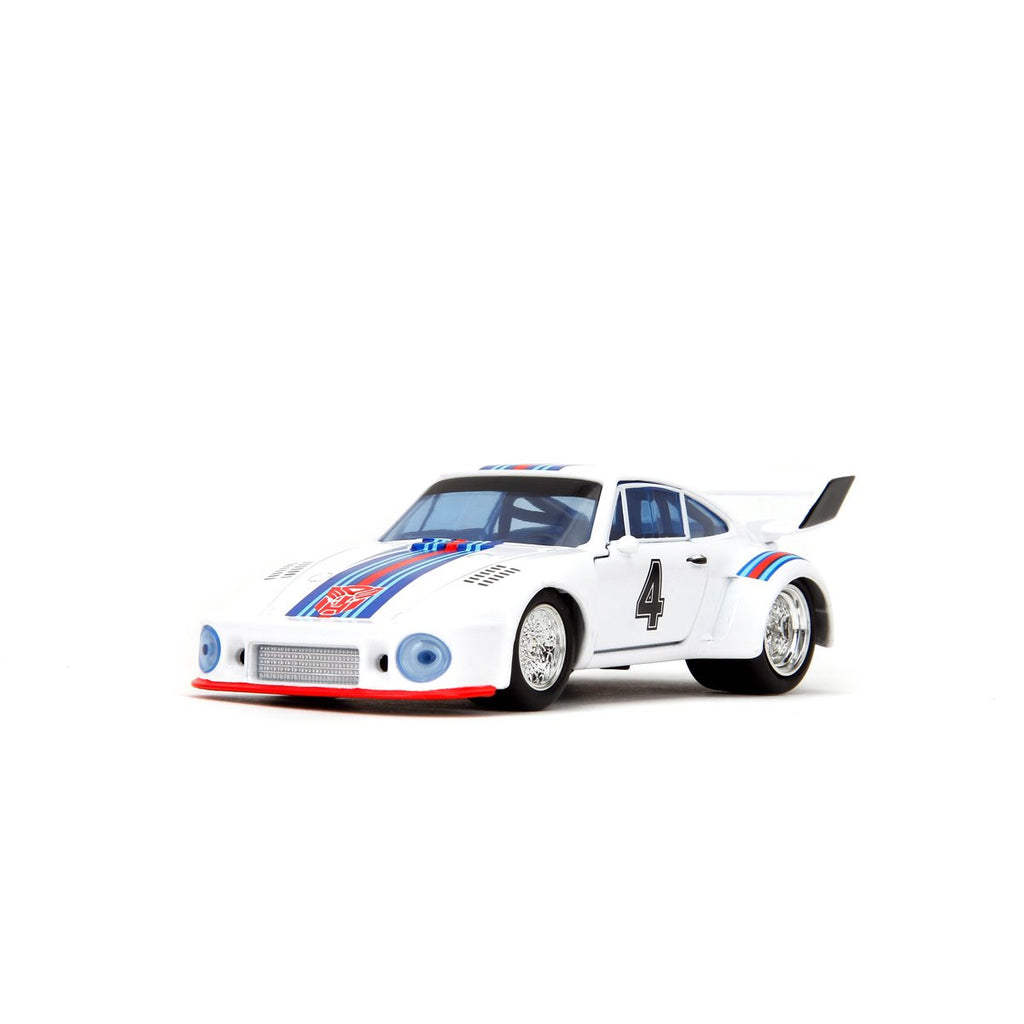 Transformers G1 Jazz 1976 Porsche 935 1:32 Scale Die-Cast Metal Vehicle