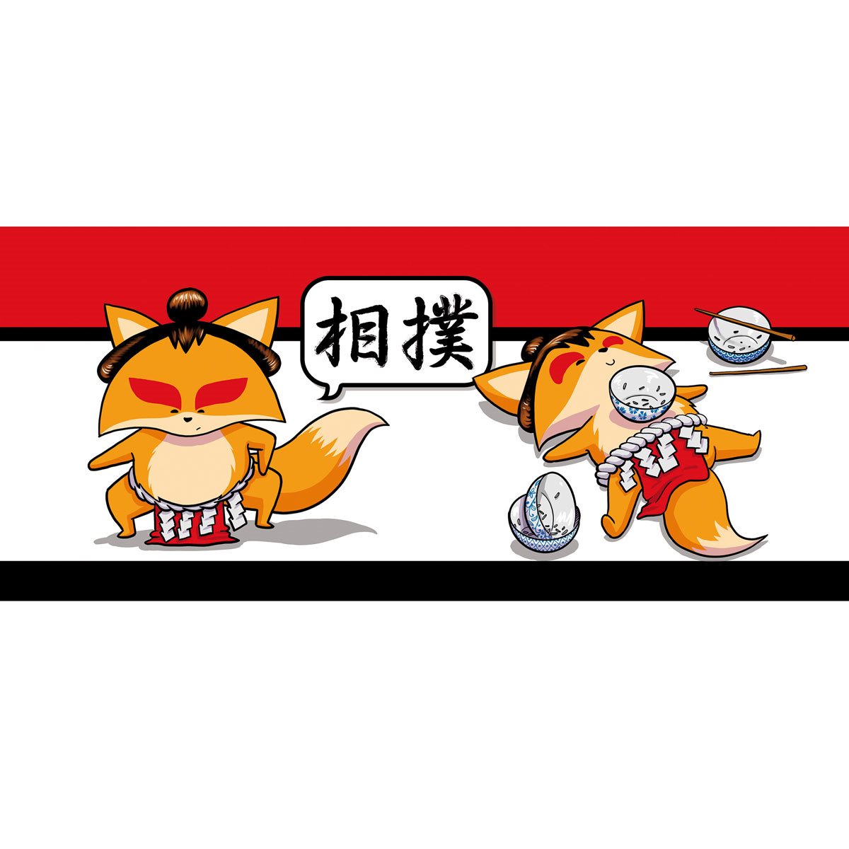 Japanese Fox 11oz. Mug