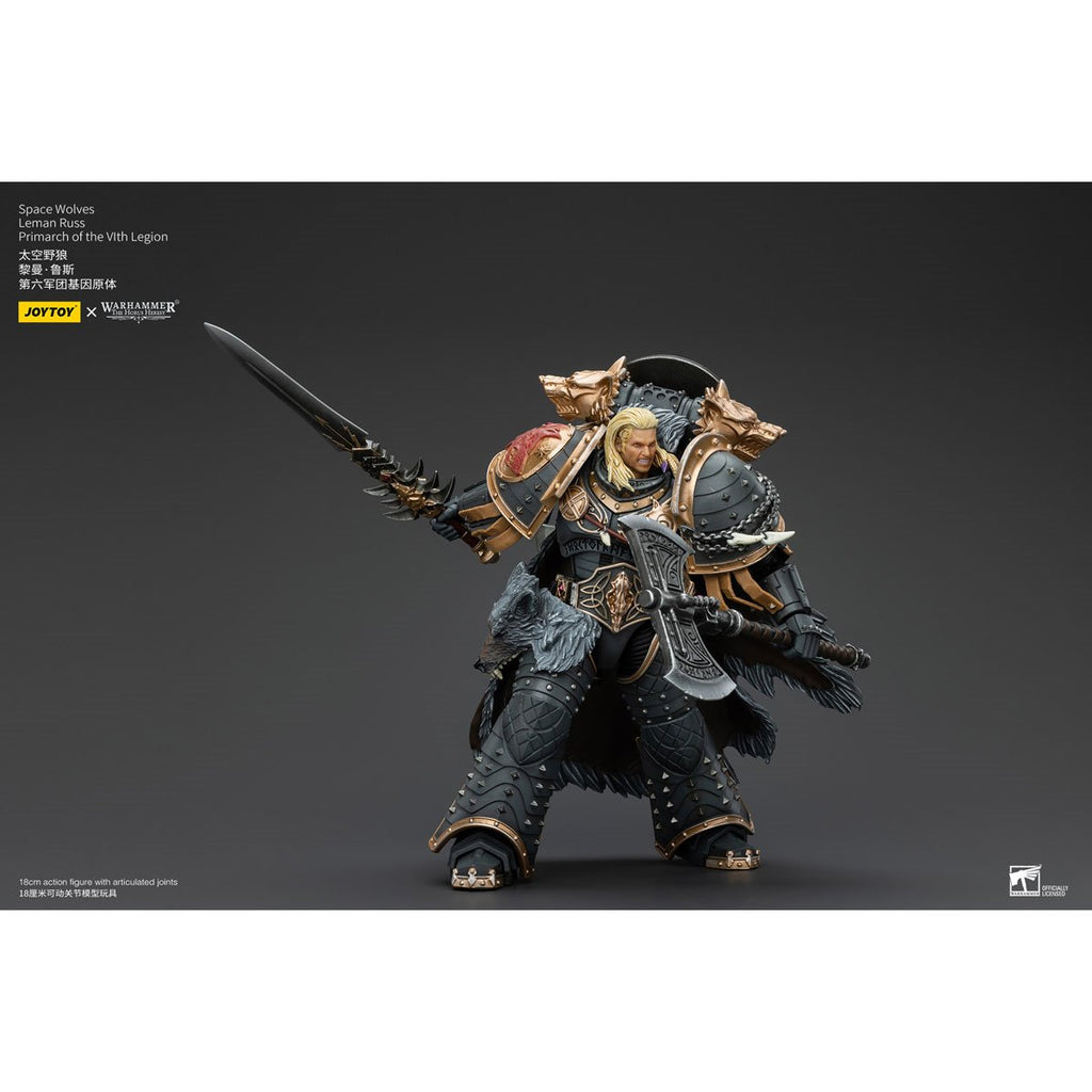Joy Toy Warhammer The Horus Heresy Space Wolves Leman Russ Primarch of the VIth Legion 1:18 Scale Action Figure