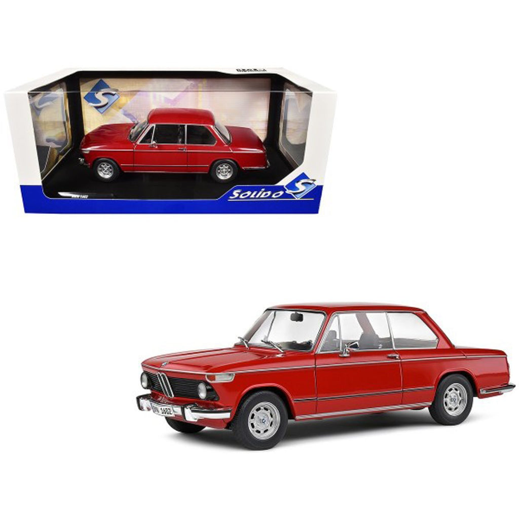 1971 BMW 1602 Verona Red 1:18 Scale Die-Cast Metal Vehicle