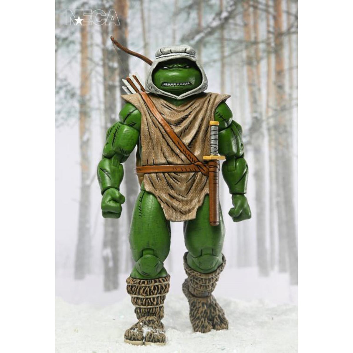 Teenage Mutant Ninja Turtles Mirage Comics Hunter Leonardo 7-Inch Scale Action Figure