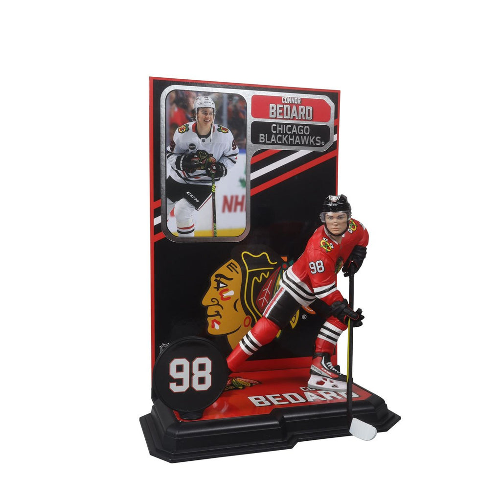 NHL SportsPicks Chicago Blackhawks Connor Bedard 2 7-Inch Scale Posed Figure Case of 6