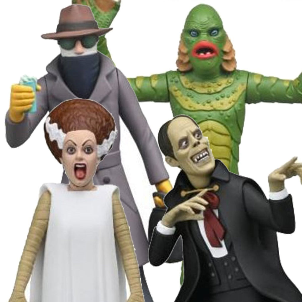 Toony Terrors Series 12 Universal Monsters 6-Inch Scale Action Figure Set of 4