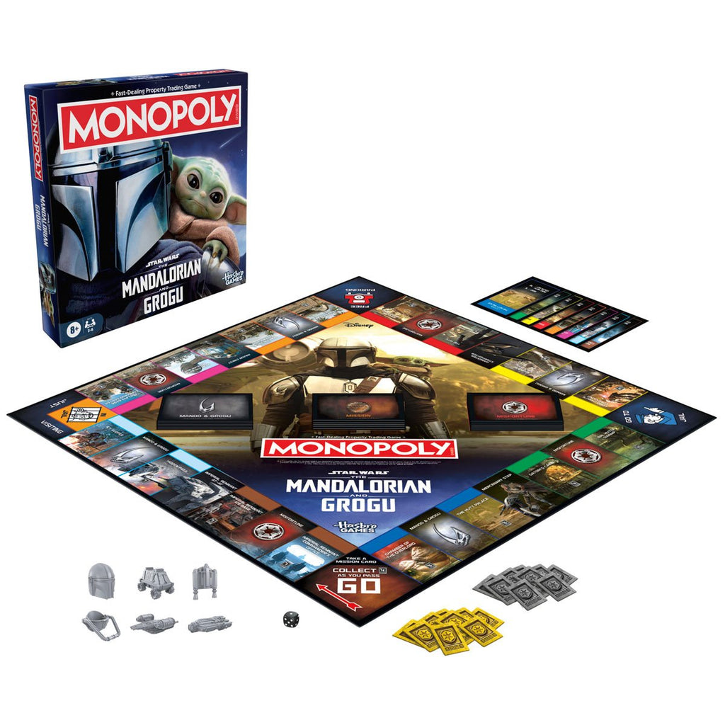 Star Wars The Mandalorian and Grogu Edition Monopoly:Board Game