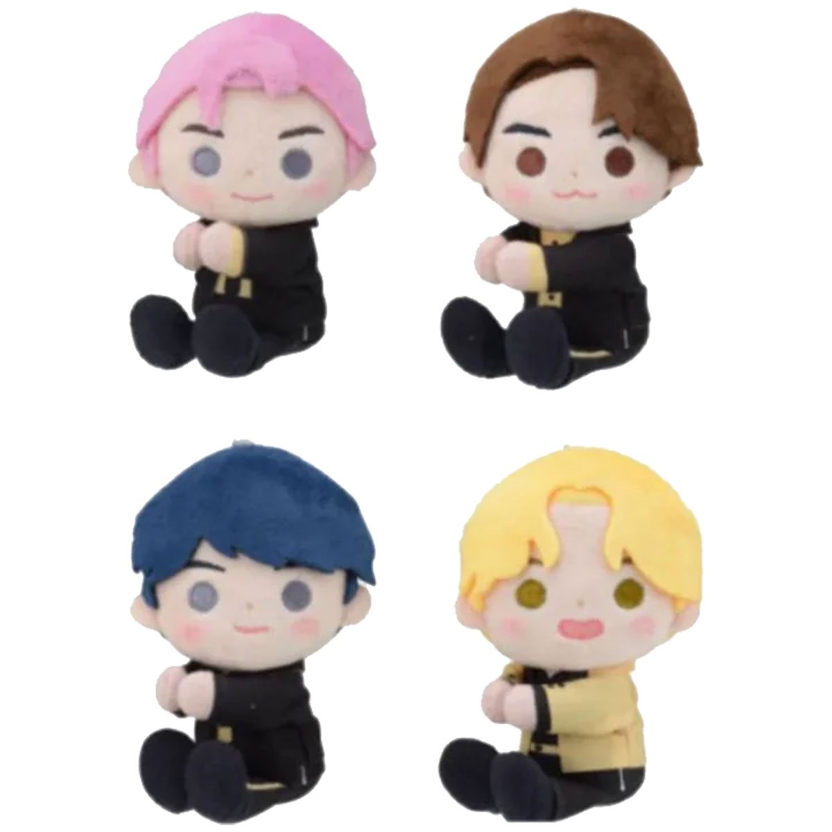 BTS TinyTAN Butter 4-Members MP Attaching Mini-Plush Set of 4