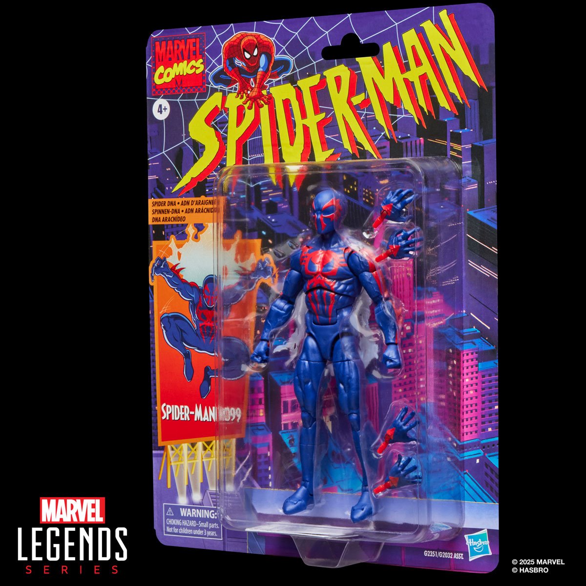 Spider-Man Marvel Legends Retro Cardback 6-Inch Action Figures 2026 Wave 1 Case of 6