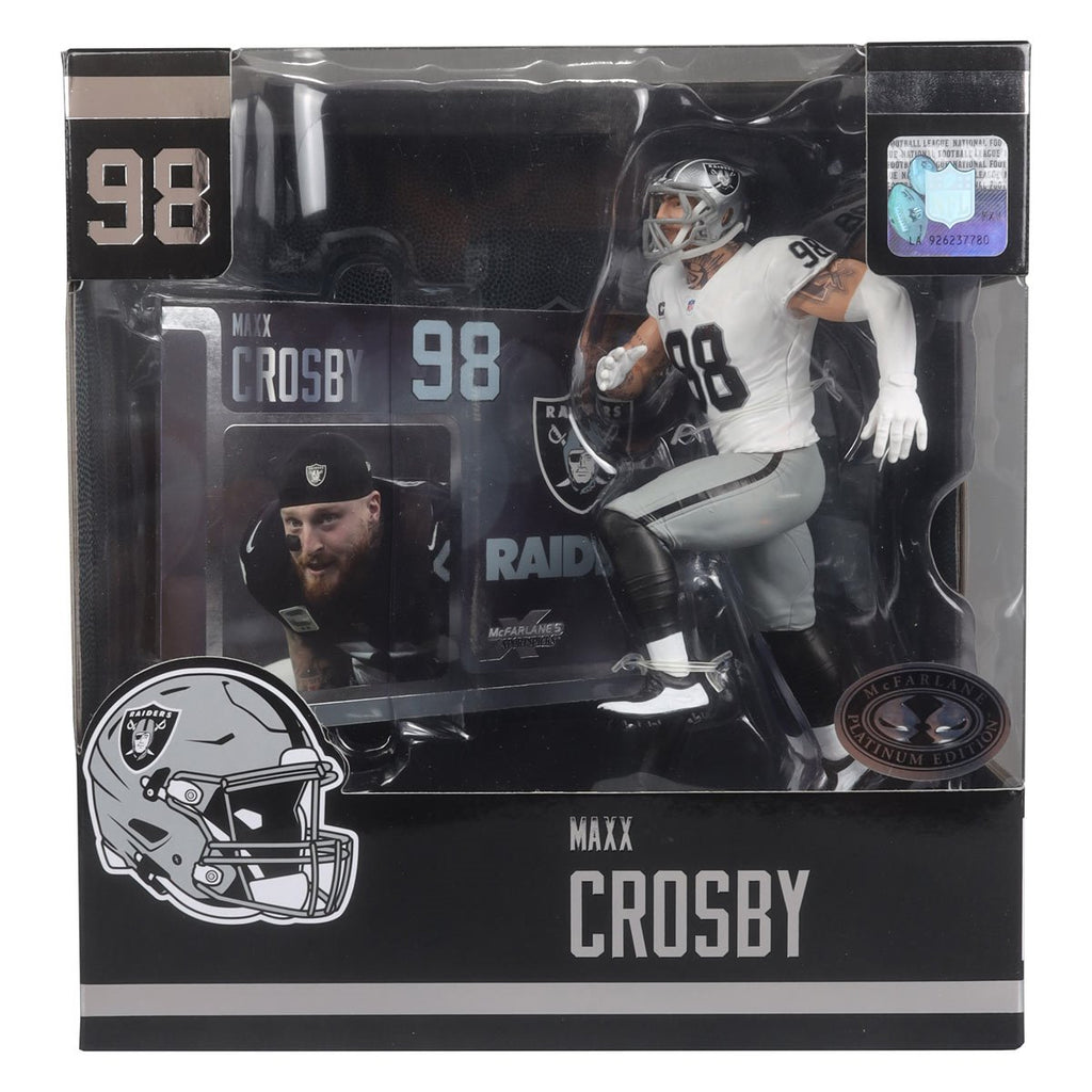 NFL SportsPicks 2024 Wave 2 Las Vegas Raiders Maxx Crosby 7-Inch Scale Posed Figure