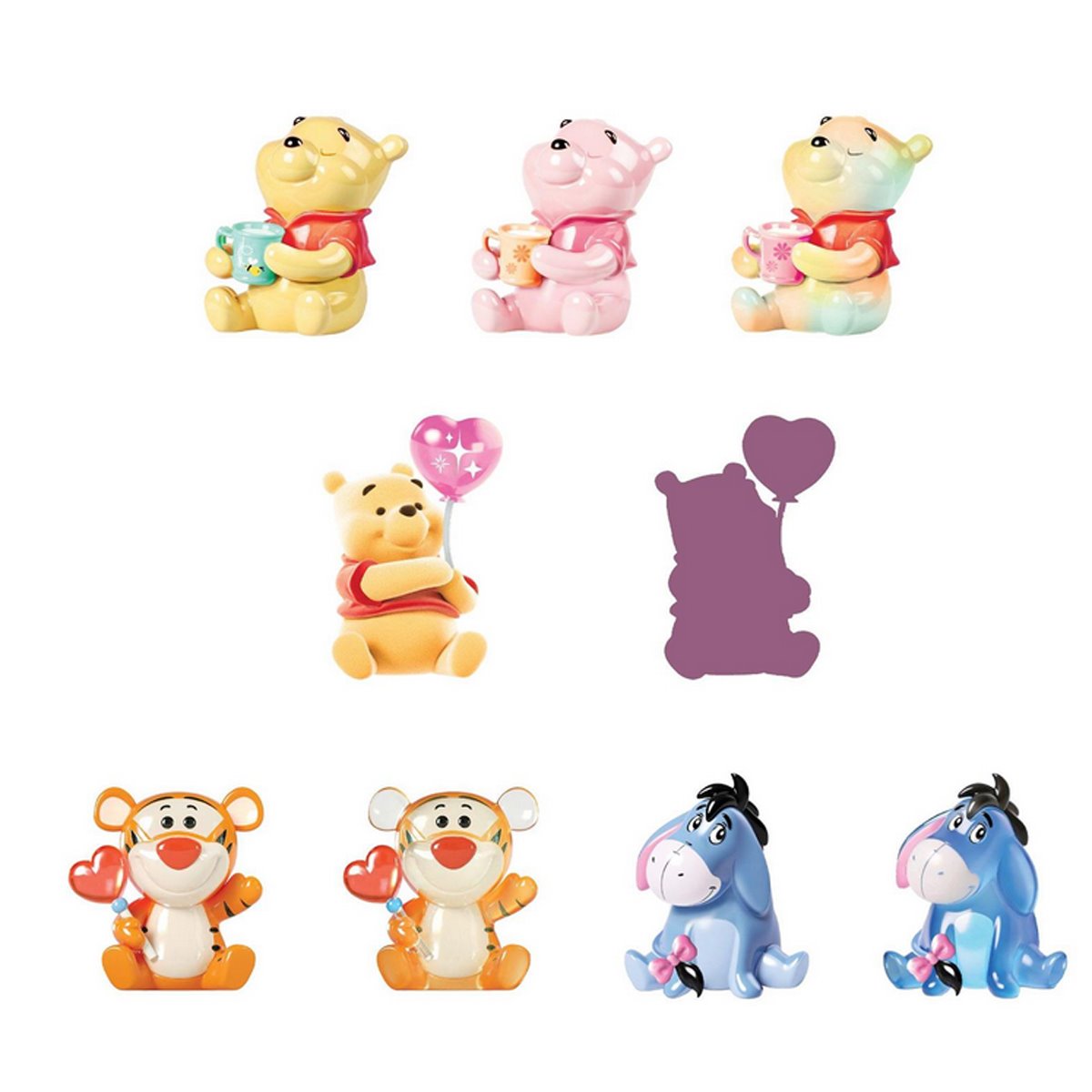 Winnie the Pooh Vinyl Mini-Figure Blind Bag Case of 24
