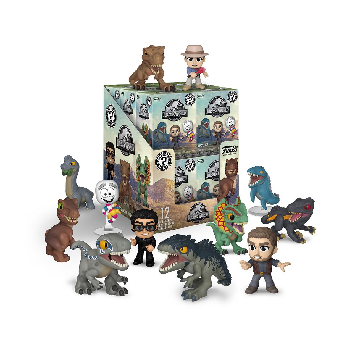 Jurassic World Funko Mystery Minis Mini-Figure - Random 4-Pack