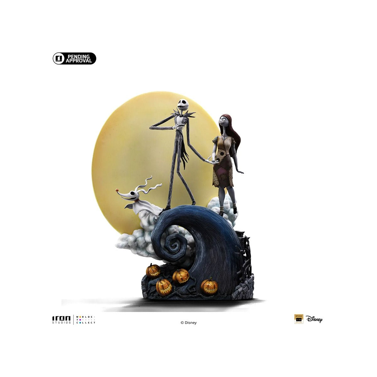 The Nightmare Before Christmas Jack and Sally Deluxe 1:10 Art Scale Limited Edition Statue
