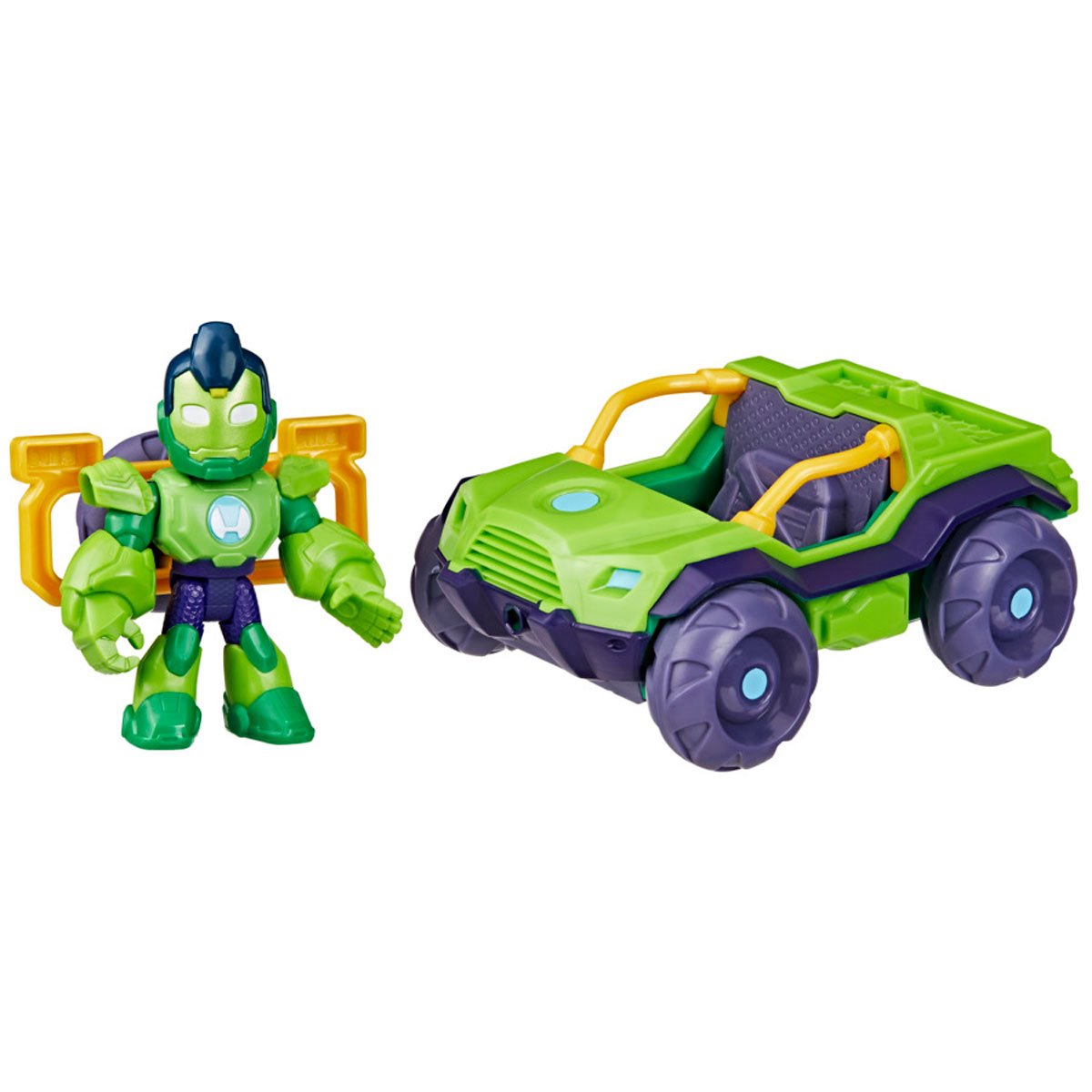 Iron Man and his Awesome Friends Iron Hulk Iron Racer Action Figure & Toy Vehicle