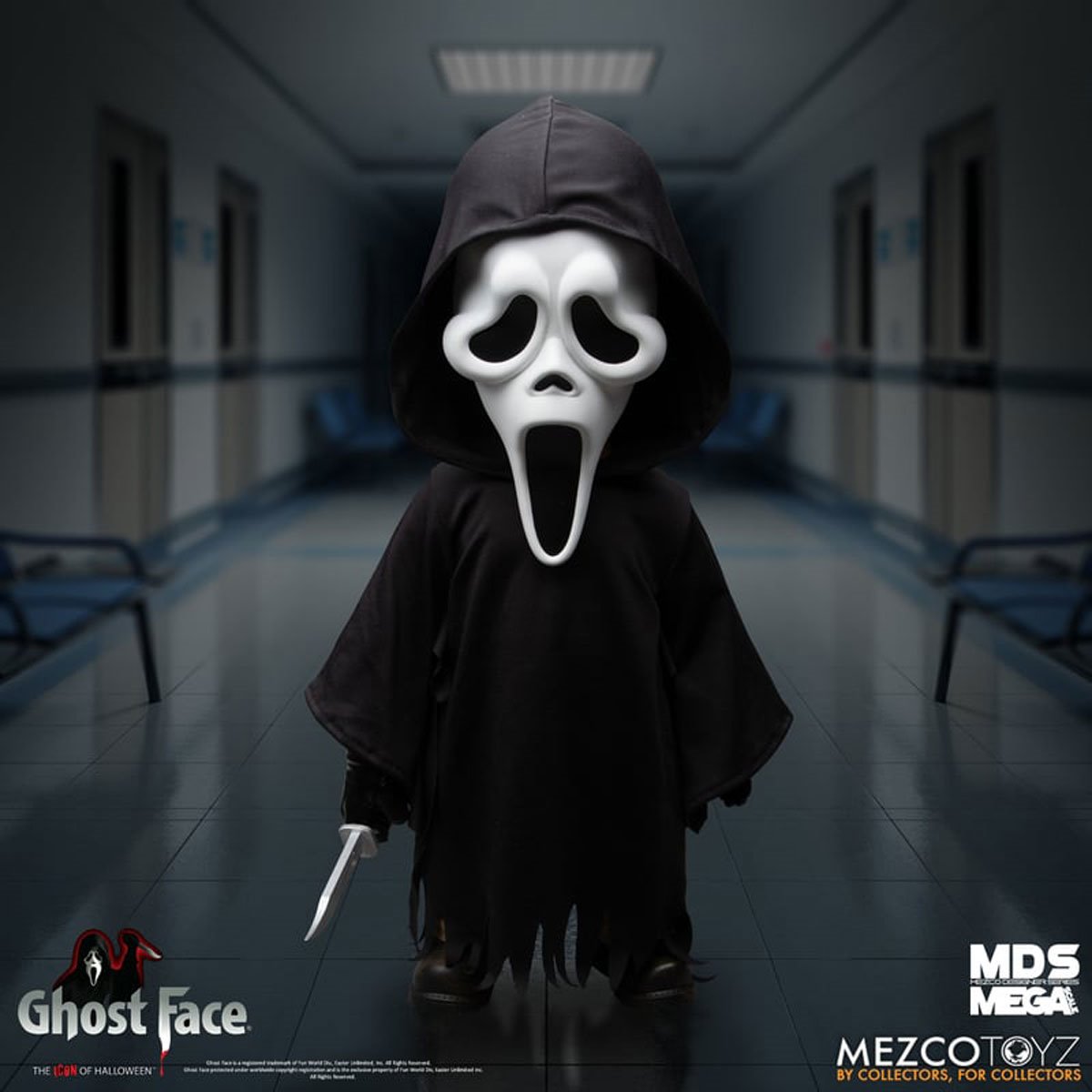 Ghost Face Mezco Designer Series Mega Scale 15-Inch Doll - ReRun