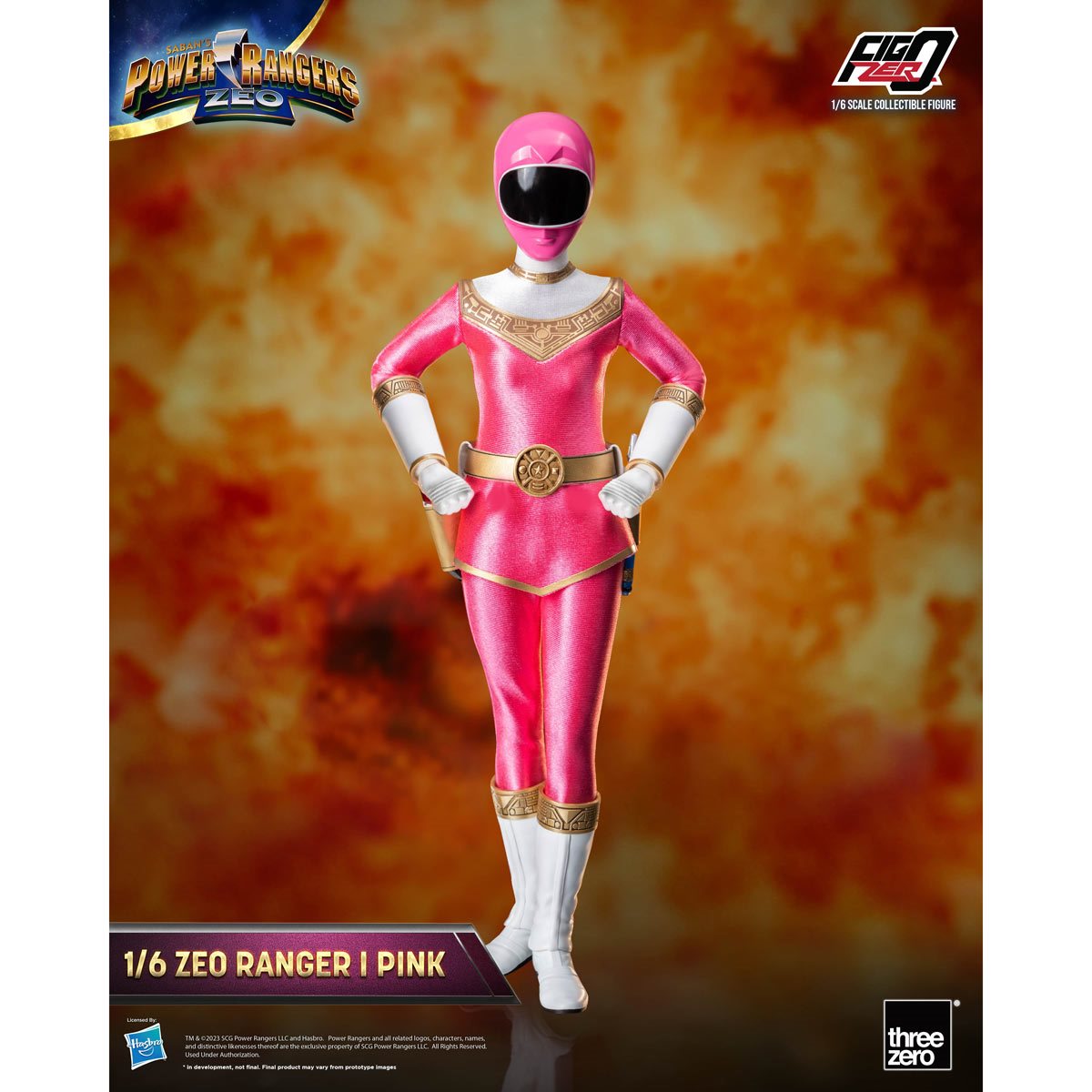 Power Rangers Zeo Pink Zeo Ranger I FigZero 1:6 Scale Action Figure