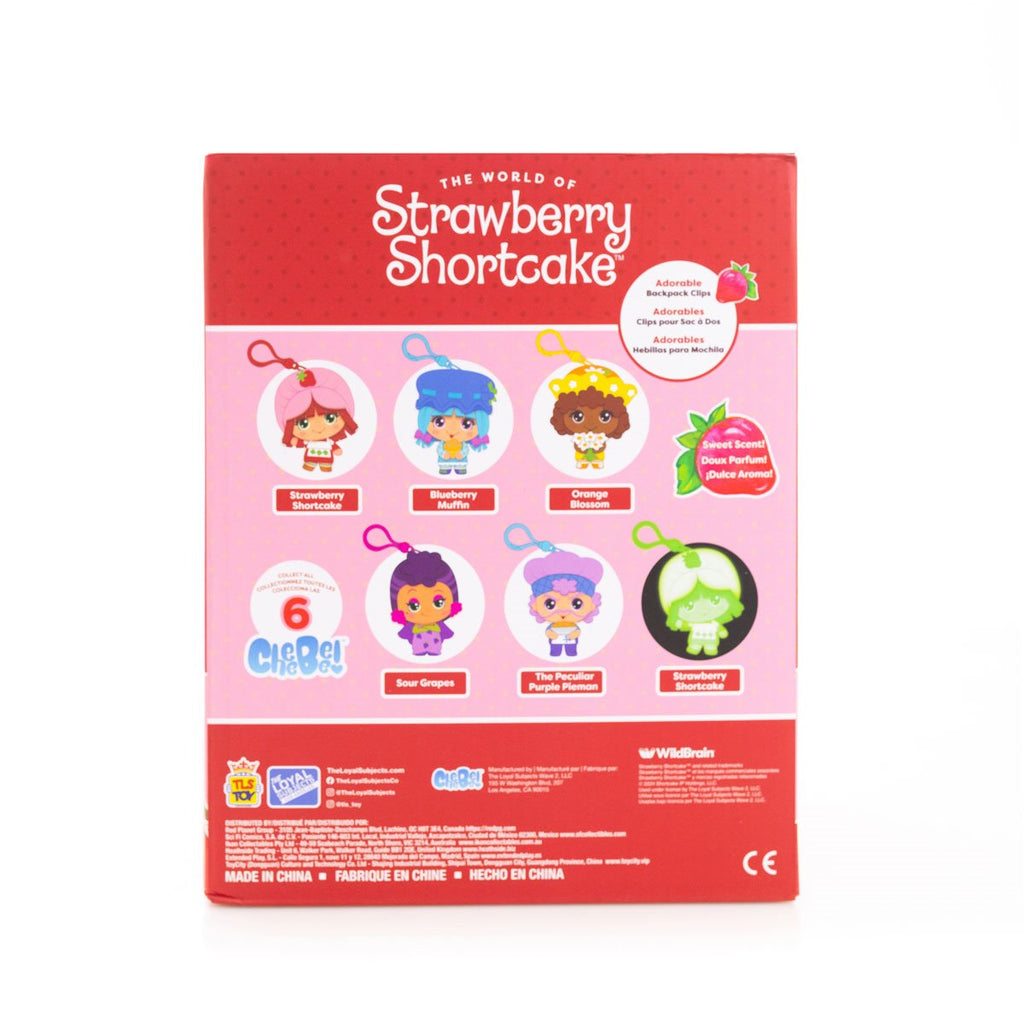Strawberry Shortcake 2 1/2-Inch CheeBee Key Chain Random 6-Pack