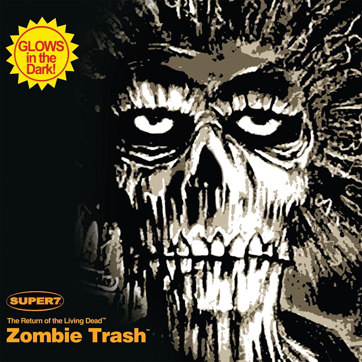 Return of the Living Dead Zombie Trash (Monster Glow in the Dark) 3 3/4-Inch ReAction Figure