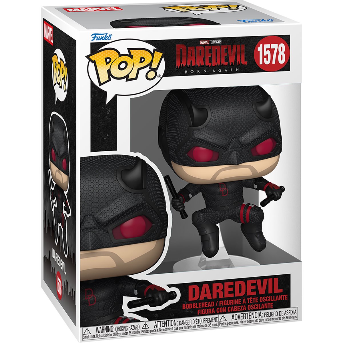 Daredevil: Born Again Season 2 Daredevil (Black Suit) Funko Pop! Vinyl Figure #1578