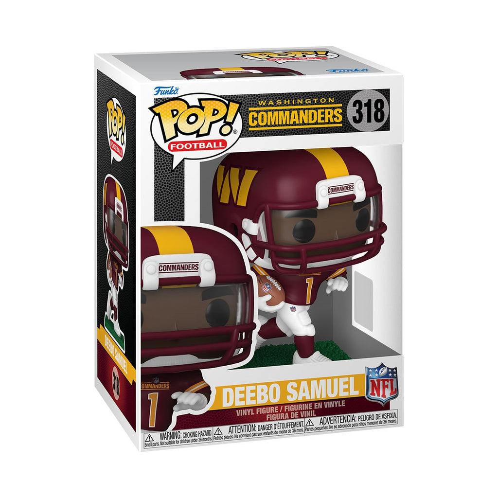 NFL Commanders Deebo Samuel Funko Pop! Vinyl Figure #318