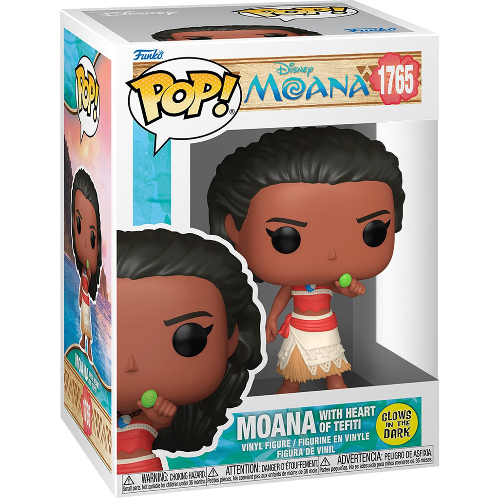 Moana with Heart of Te Fiti Glow-in-the-Dark Funko Pop! Vinyl Figure #1765