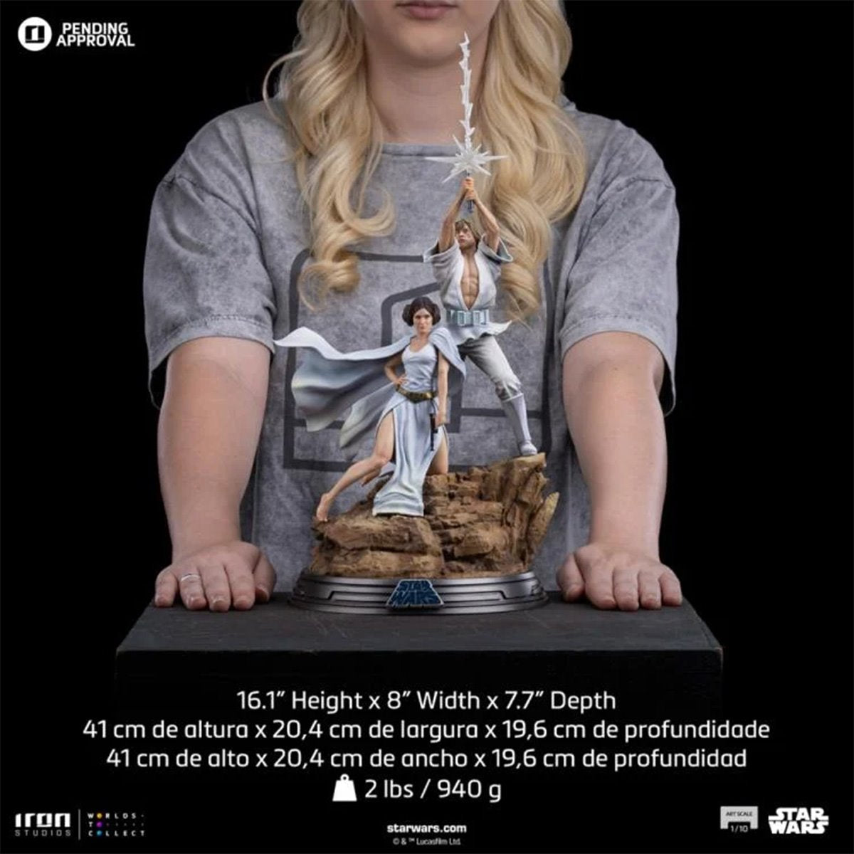 Star Wars: A New Hope Luke and Leia Deluxe 1:10 Art Scale Limited Edition Statue