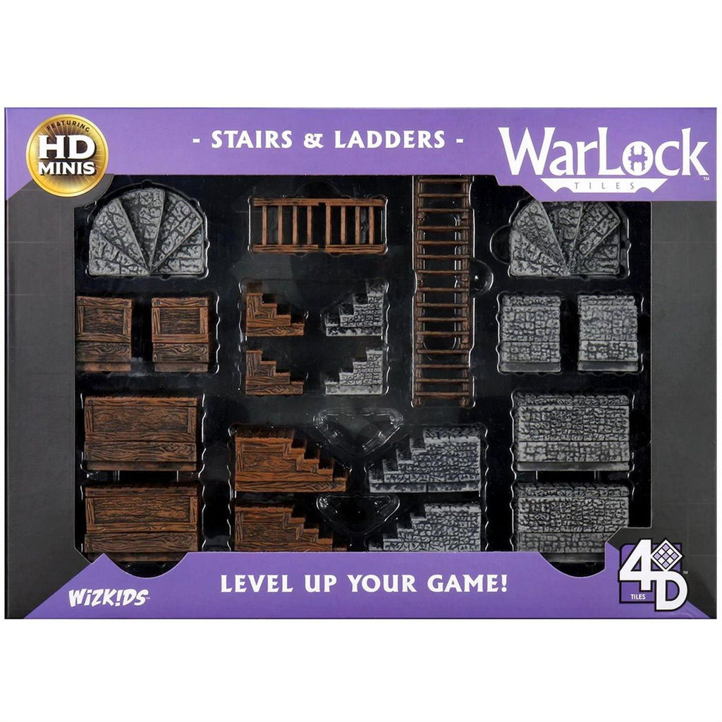 WarLock Tiles Stairs and Ladders Accessory Pack