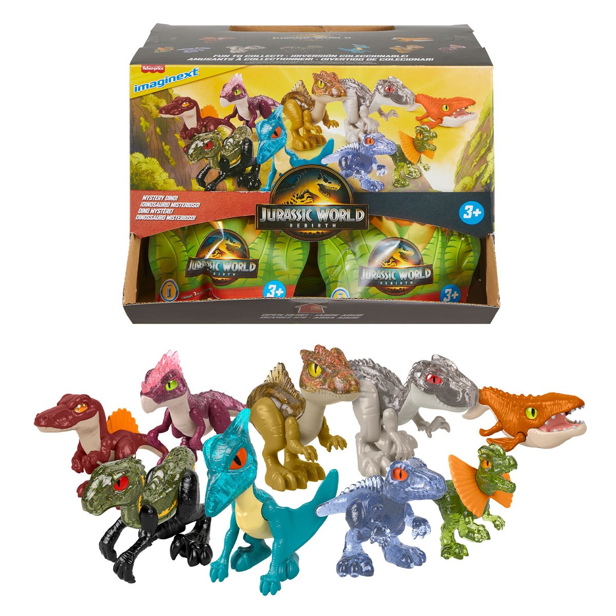 Jurassic World Imaginext Blind-Box Baby Dino Mini-Figure Case of 28