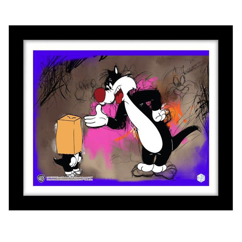 Looney Tunes Who's Kitten Who? #1104 Animation Cel Artist Edition Framed Art Print