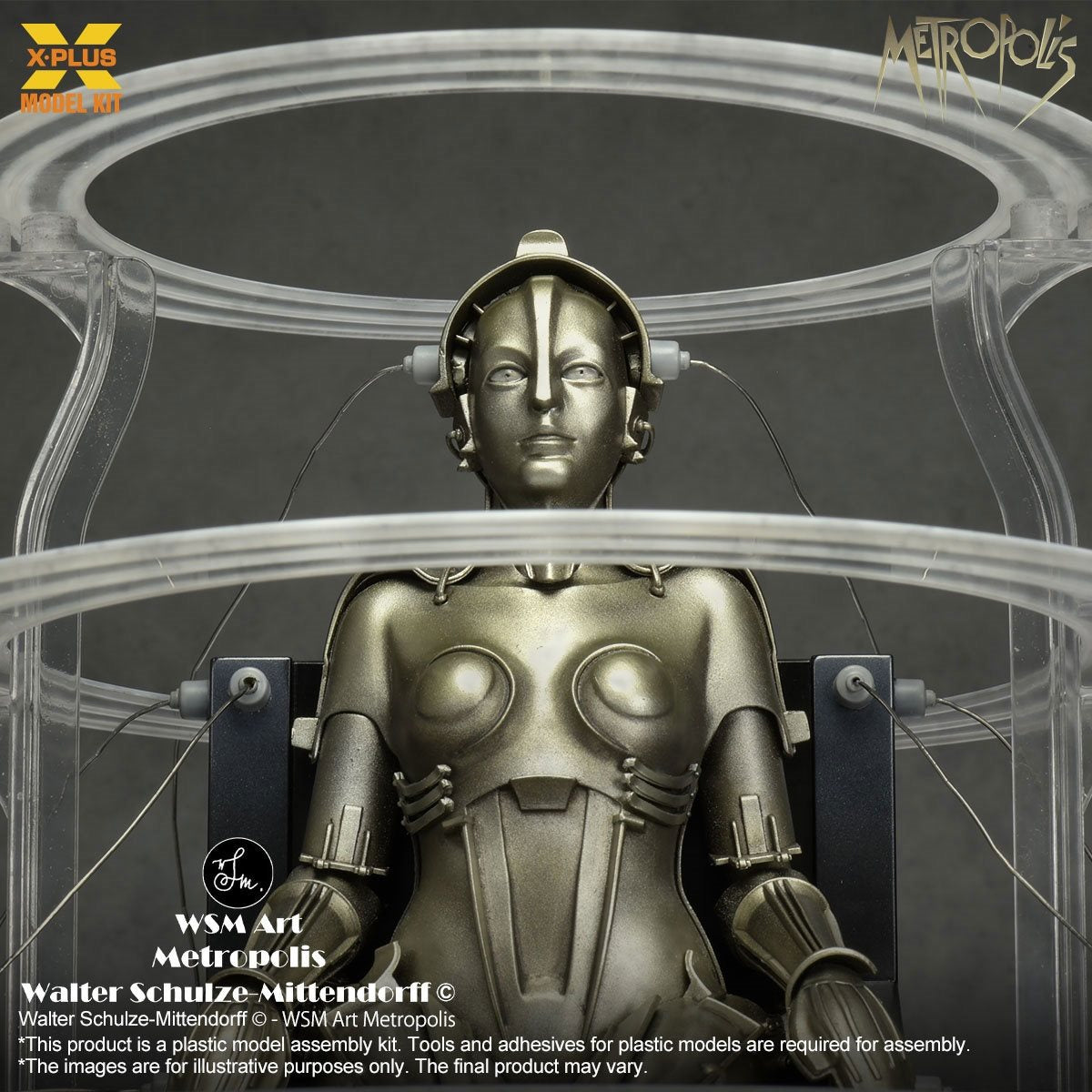 Metropolis Maschinenmensch Seated Version 1:8 Scale Model Kit