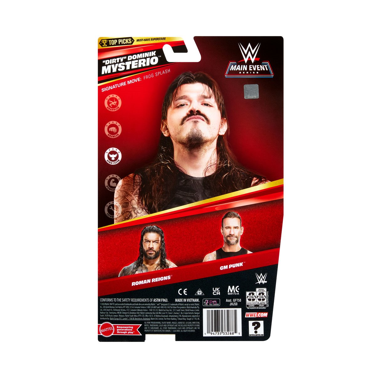 WWE Top Picks Main Event Series 2026 Wave 3 Action Figure Case of 8