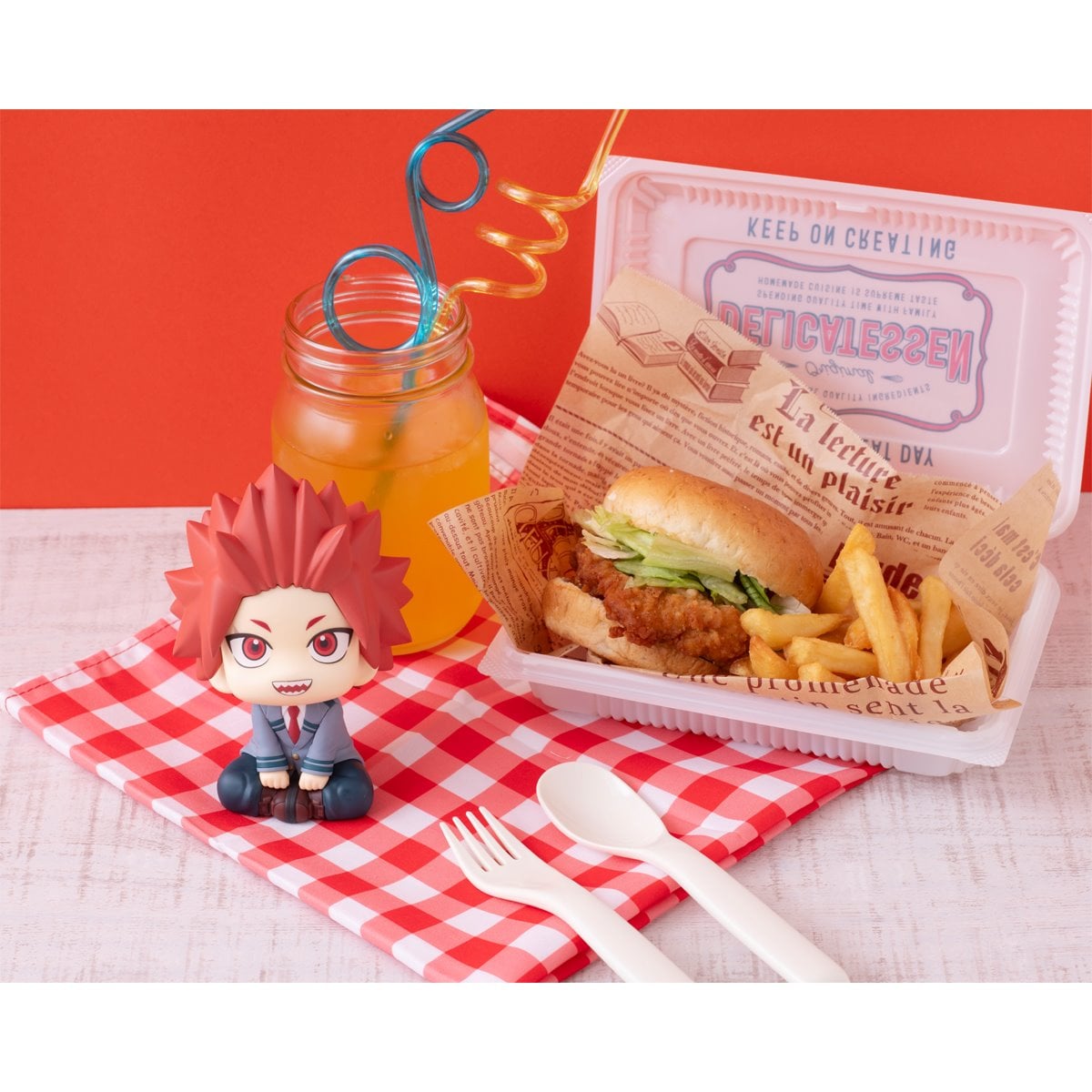 My Hero Academia Eijiro Kirishima Look Up Series Statue