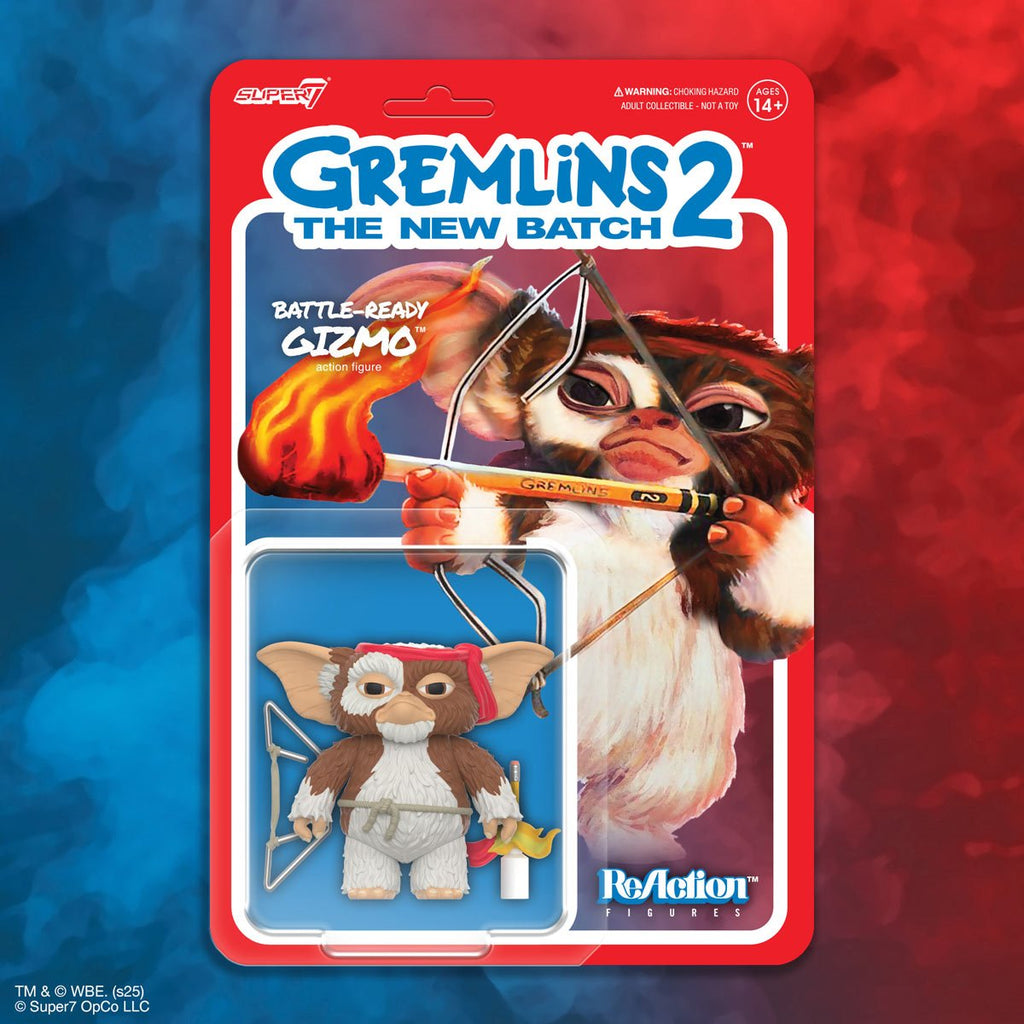 Gremlins 2 Gizmo (Battle Ready) 3 3/4-Inch ReAction Figure