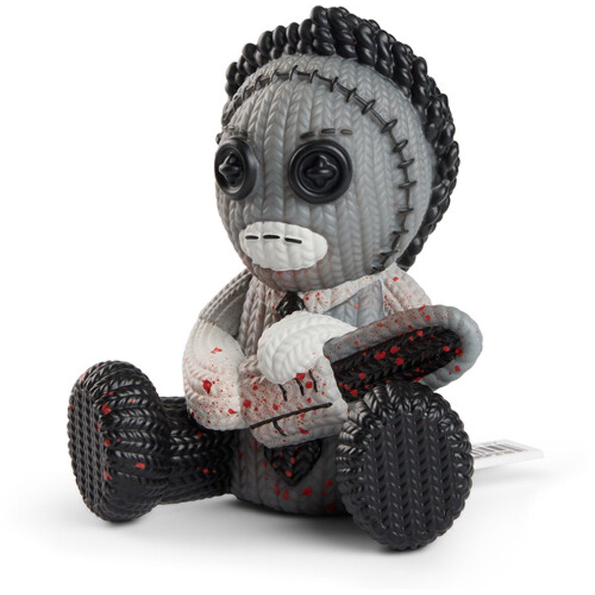 The Texas Chainsaw Massacre Leatherface #395 Bloody Black and White Handmade By Robots Vinyl Figure