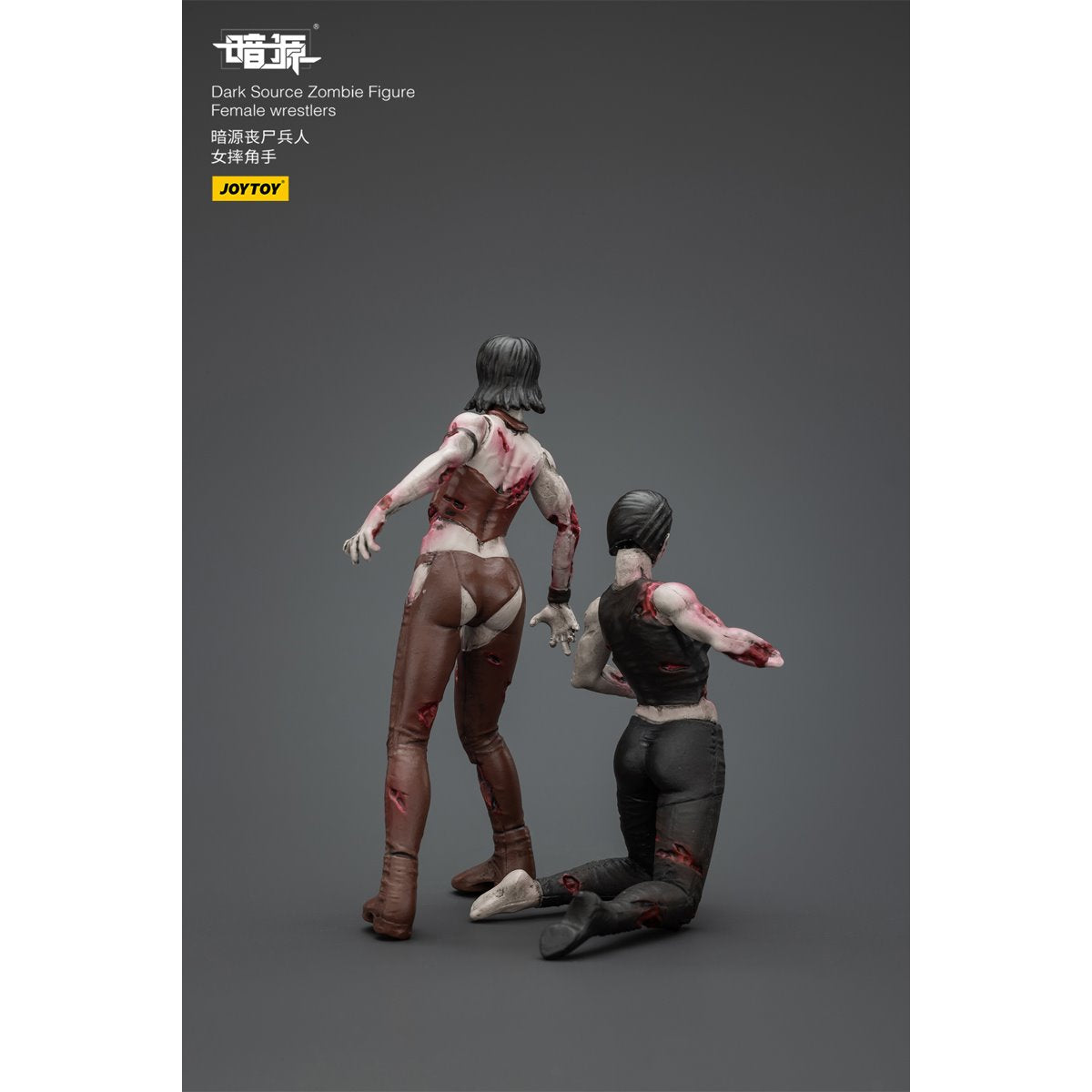 Joy Toy Dark Source Zombie Female Wrestler 1:25 Scale Action Figure 2-Pack