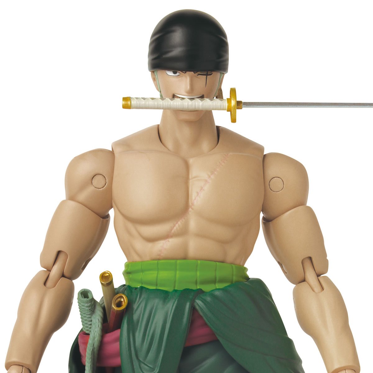 One Piece Anime Heroes Roronoa Zoro Three Sword Style Action Figure