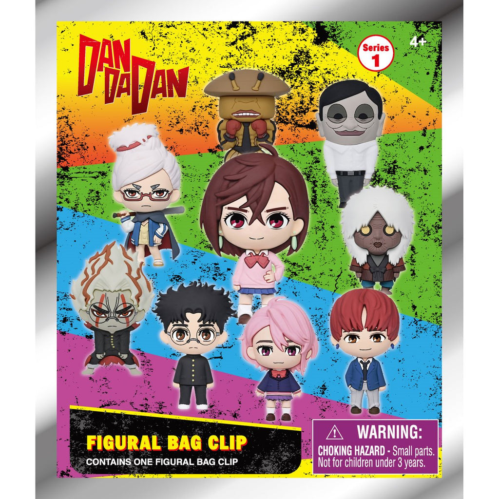 Dandadan 3D Foam Bag Clip Display Case of 24