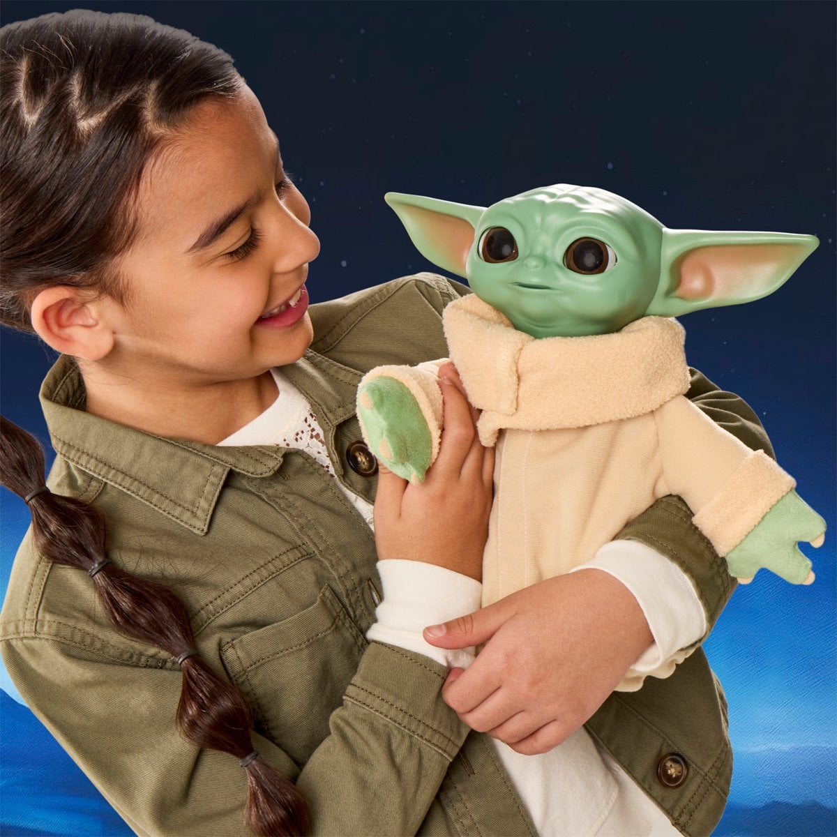 Star Wars The Mandalorian & Grogu Action Buddy Grogu Interactive 10-Inch Action Figure