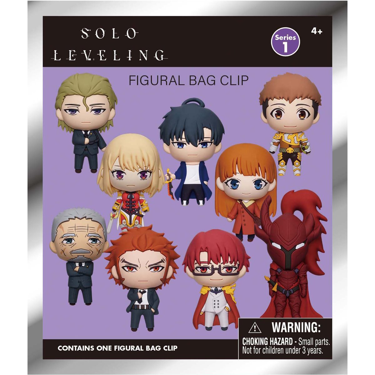 Solo Leveling 3D Foam Bag Clip Random 6-Pack