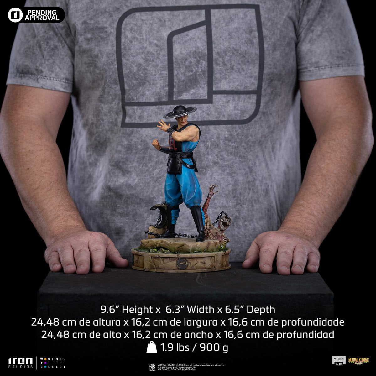 Mortal Kombat Klassic Kung Lao 1:10 Art Scale Limited Edition Statue