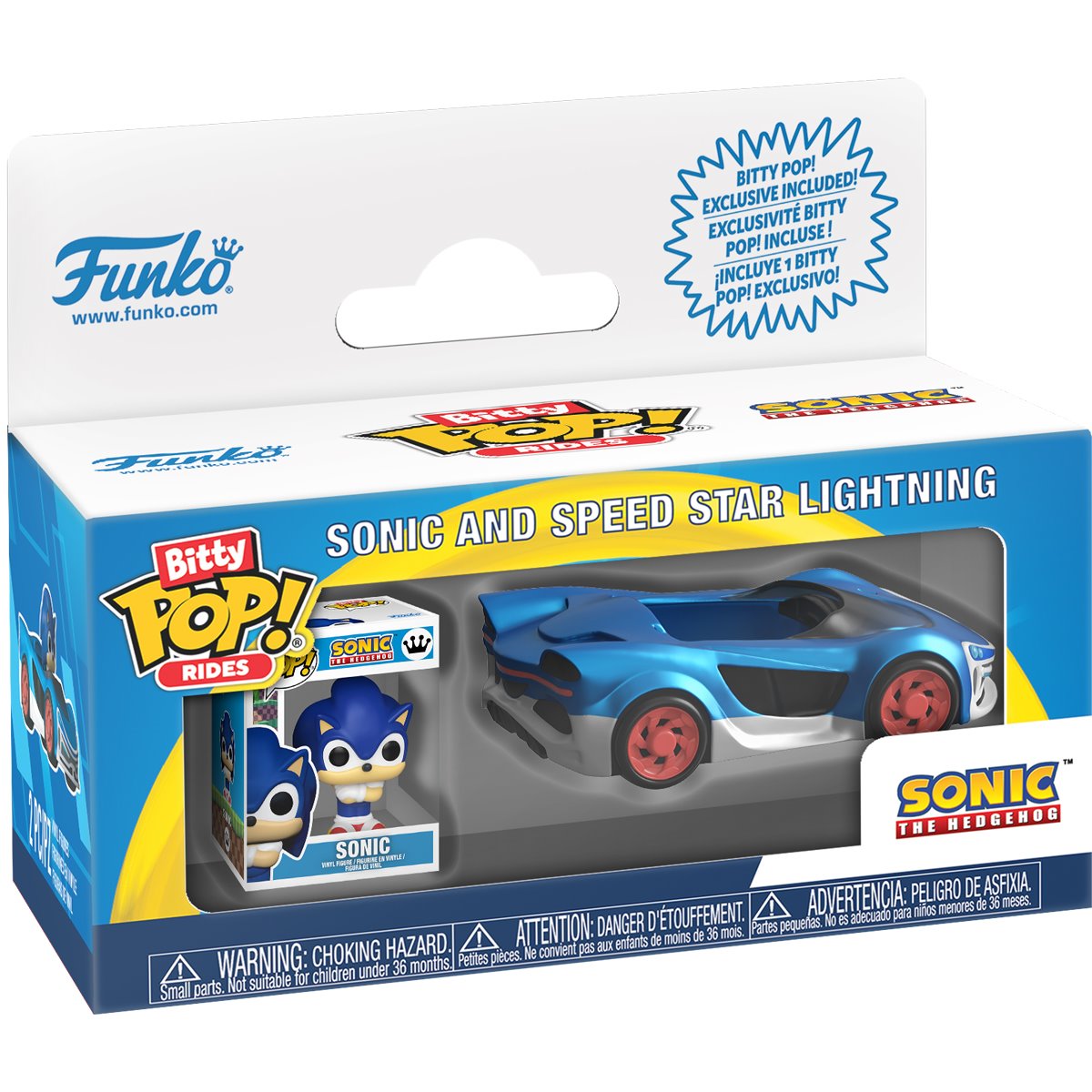 Sonic the Hedgehog Speed Star with Sonic Funko Bitty Pop! Ride