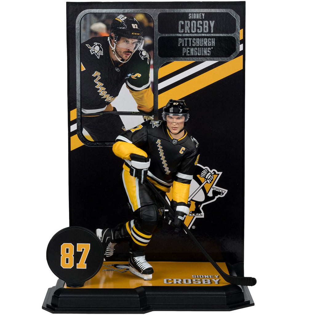 NHL SportsPicks Pittsburgh Penguins Sidney Crosby Alternate Jersey 7-Inch Posed Figure