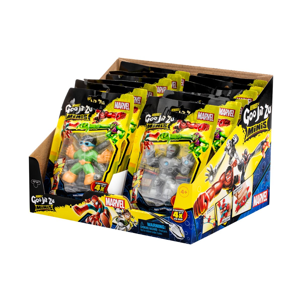 Marvel Heroes Of Goo Jit Zu Mini-Figure Series 8 Case of 12