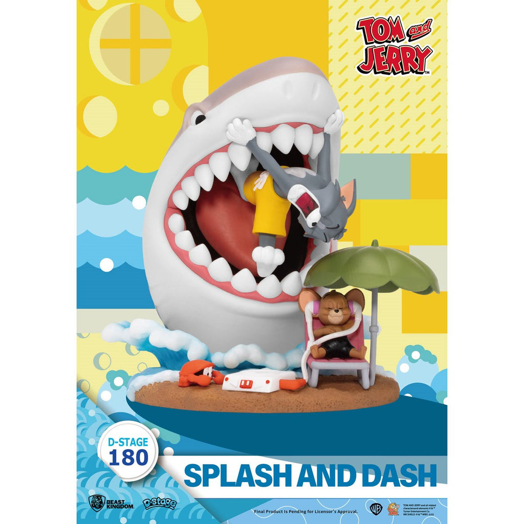 Tom and Jerry Splash and Dash DS-180 D-Stage Statue