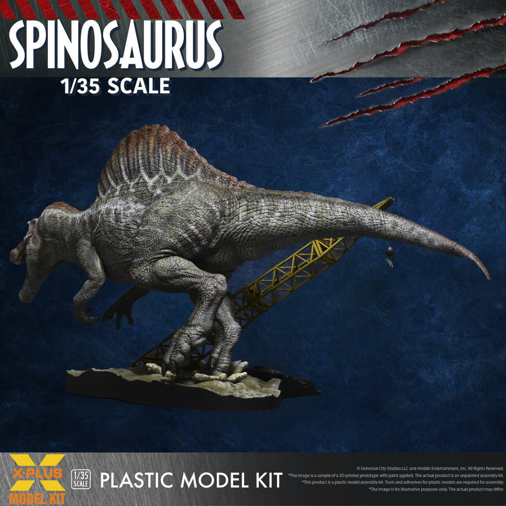Jurassic Park III Spinosaurus 1:35 Scale Plastic Model Kit - Reissue