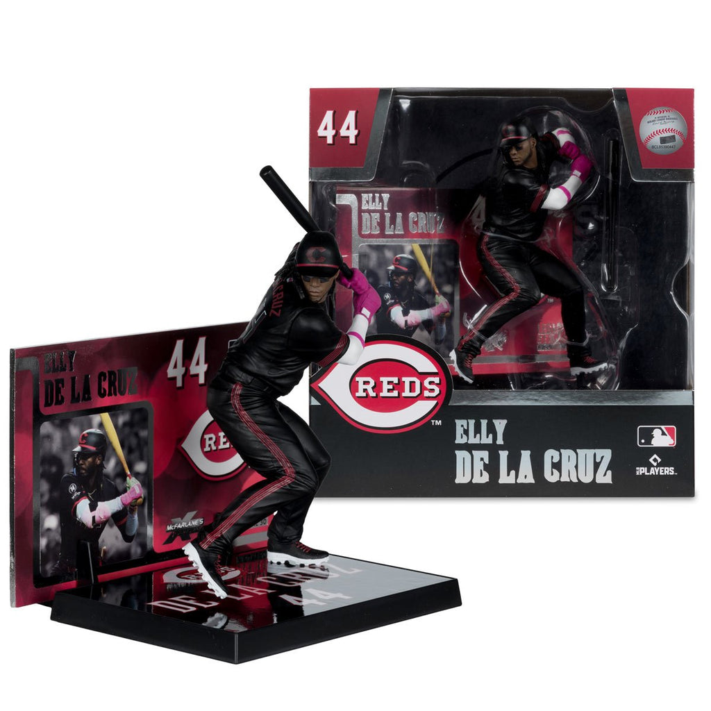 MLB SportsPicks Cincinnati Reds Elly De La Cruz City Connect Jersey 7-Inch Posed Figure