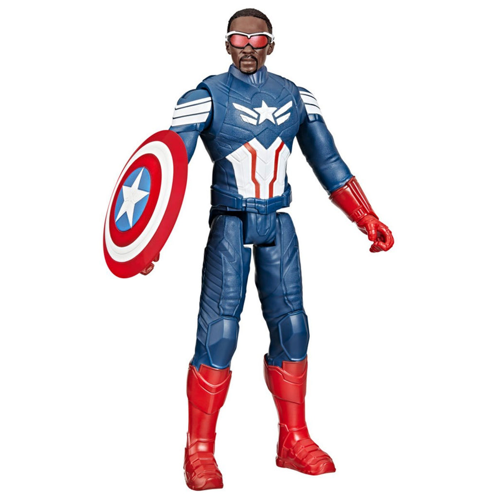 Captain America Brave New World Titan Hero Series 12-Inch Captain America Action Figure
