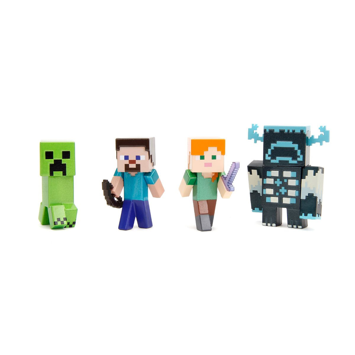 Minecraft MetalFigs 2 1/2-Inch Die-Cast Metal Mini-Figure Wave 1 4-Pack