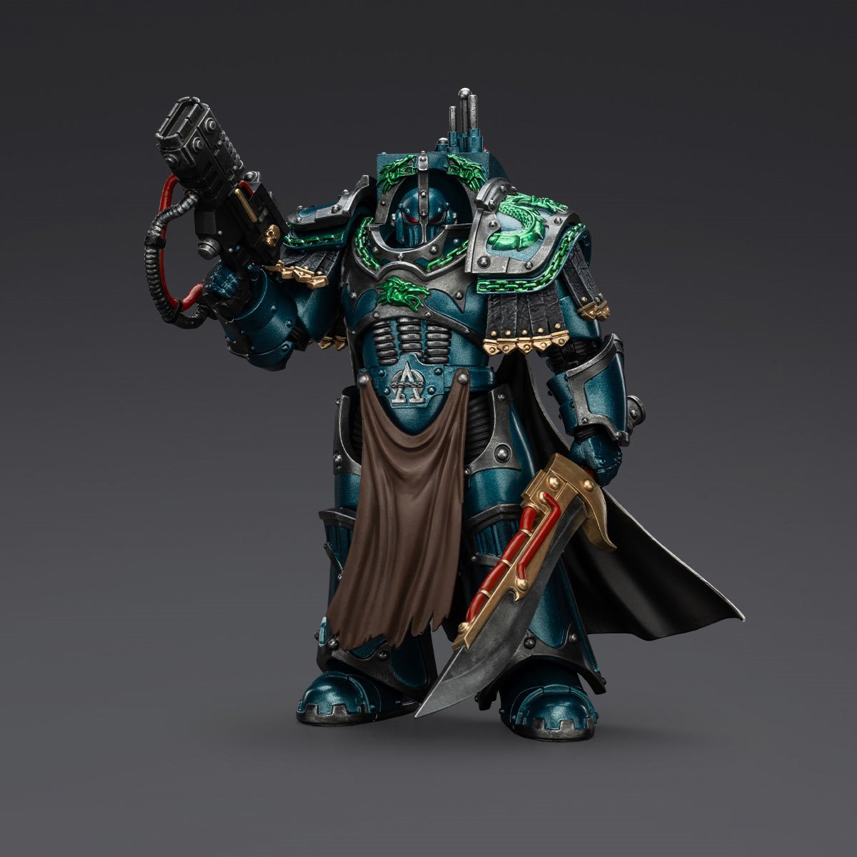 Joy Toy Warhammer The Horus Heresy Alpha Legion Legion Praetor Cataphractii Terminator Armor 1:18 Scale Action Figure