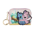 Lilo & Stitch Stitch and Angel Mini Zip Around Wallet